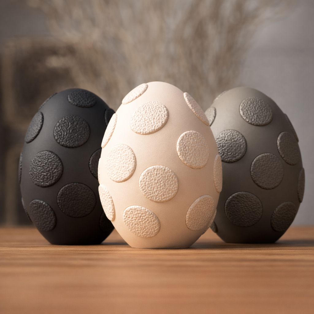 Paasei met Structuur