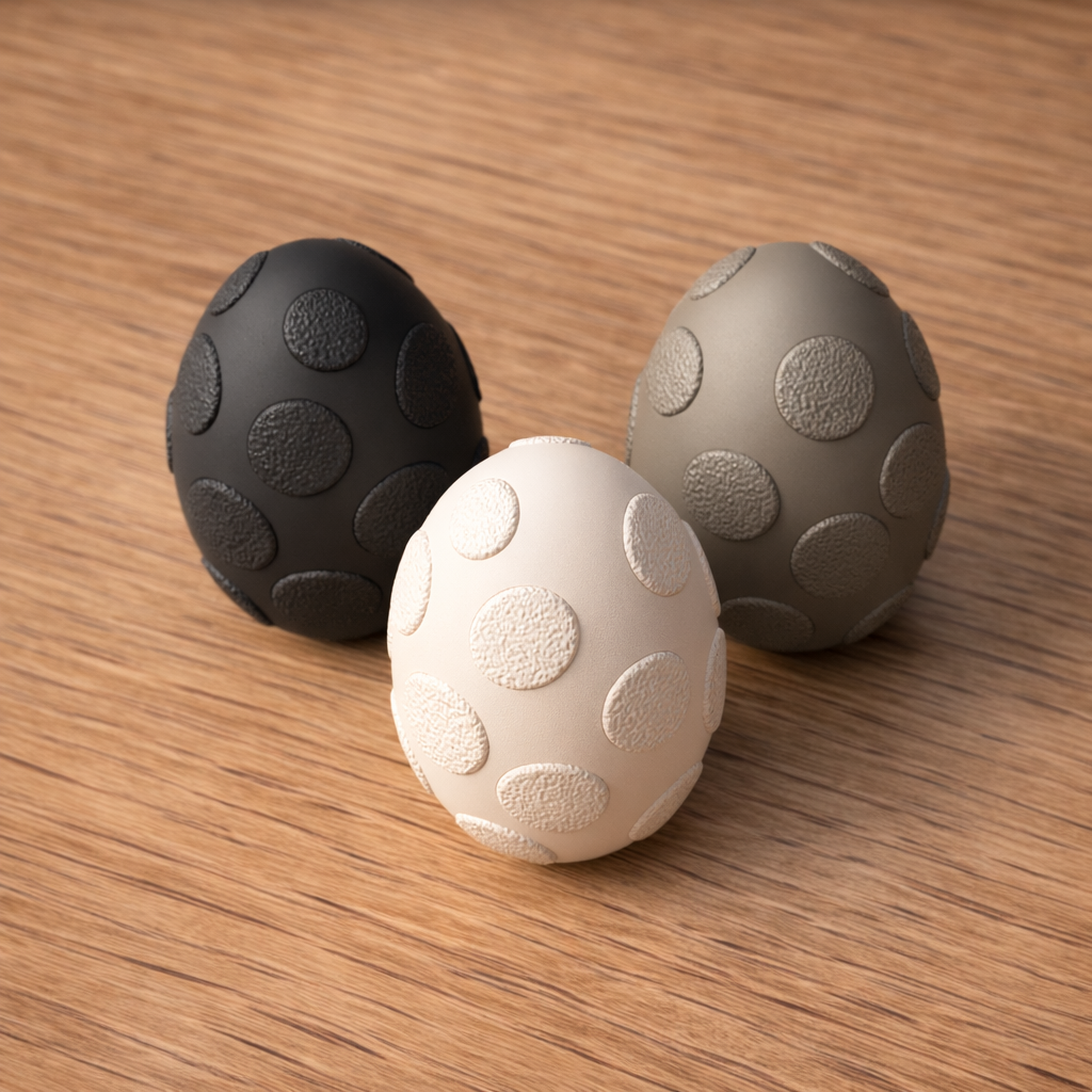 Paasei met Structuur