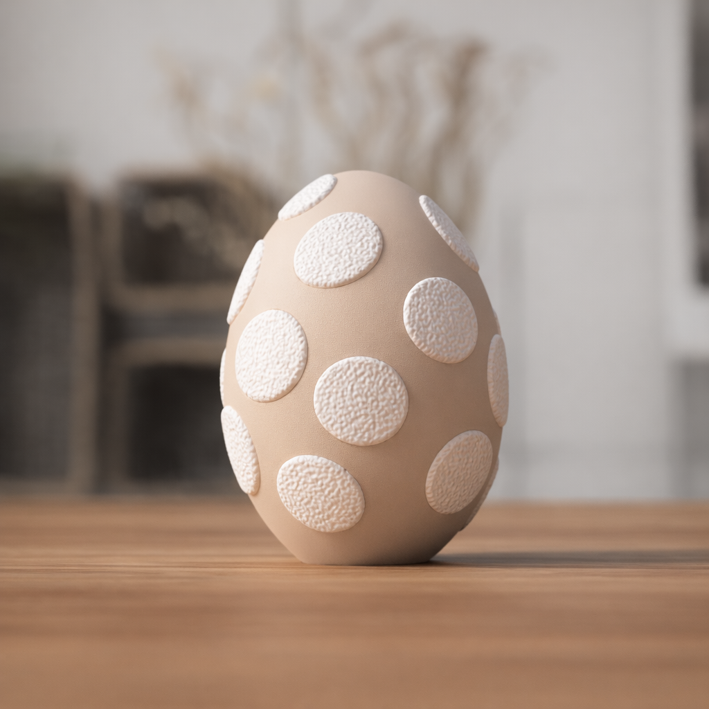 Paasei met Structuur