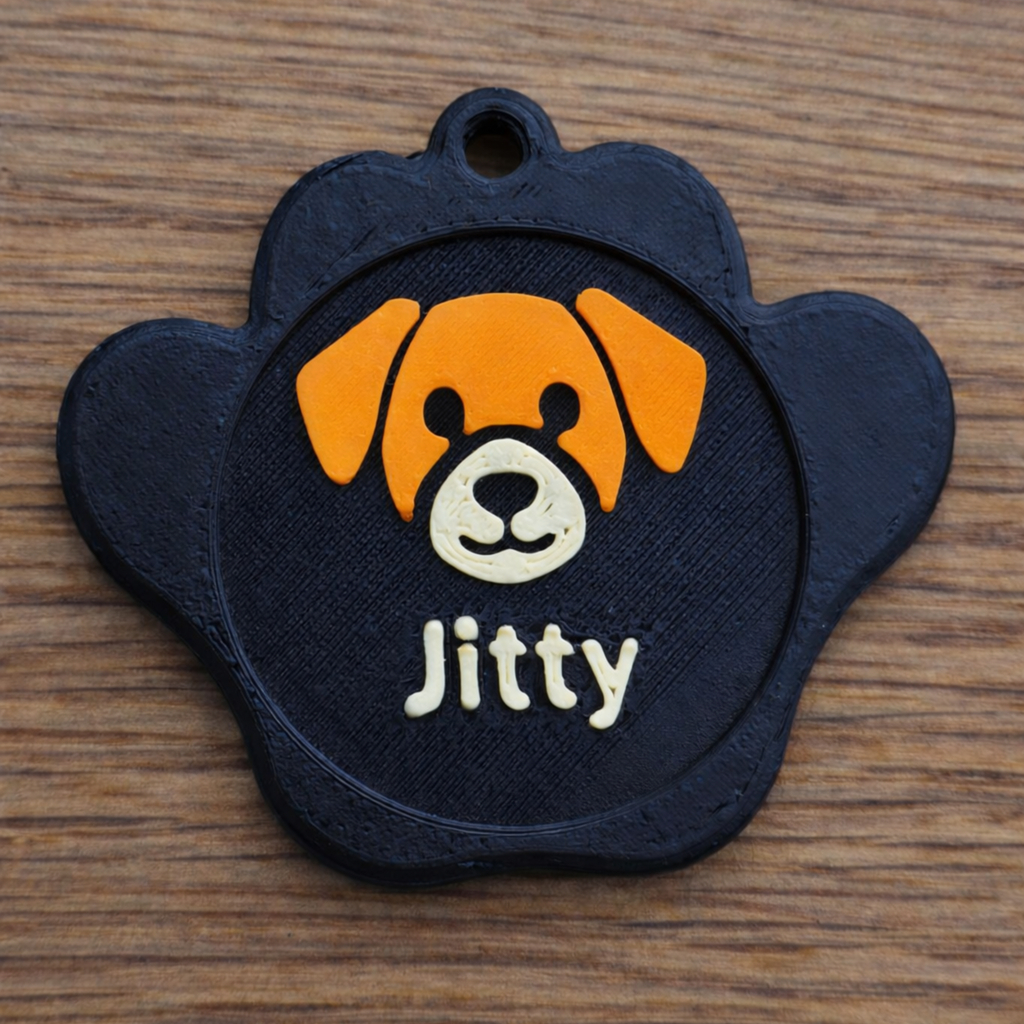 NFC Huisdier Tag – Slimme hondentag met contactpagina