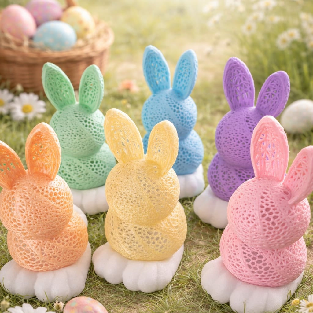 Paashaas Theelichthouder voor LED Theelicht