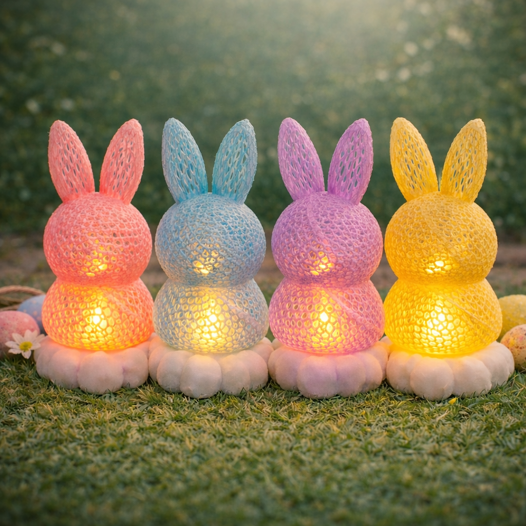 Paashaas Theelichthouder voor LED Theelicht