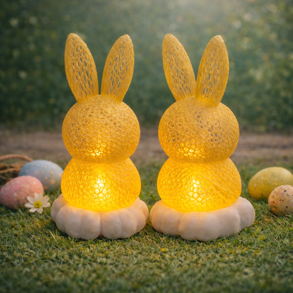 Paashaas Theelichthouder voor LED Theelicht