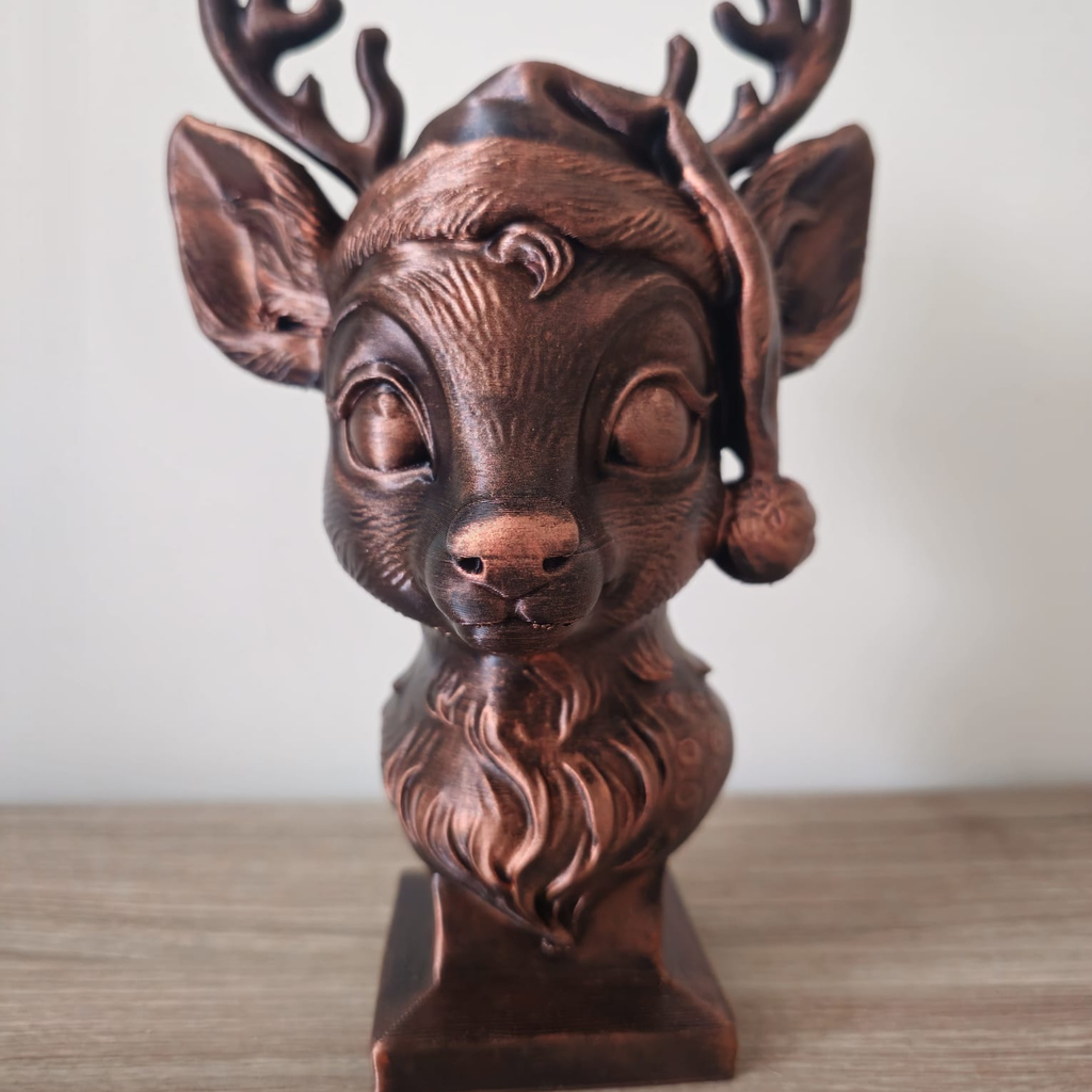Kerst Buste Rendier – Decoratief Beeld