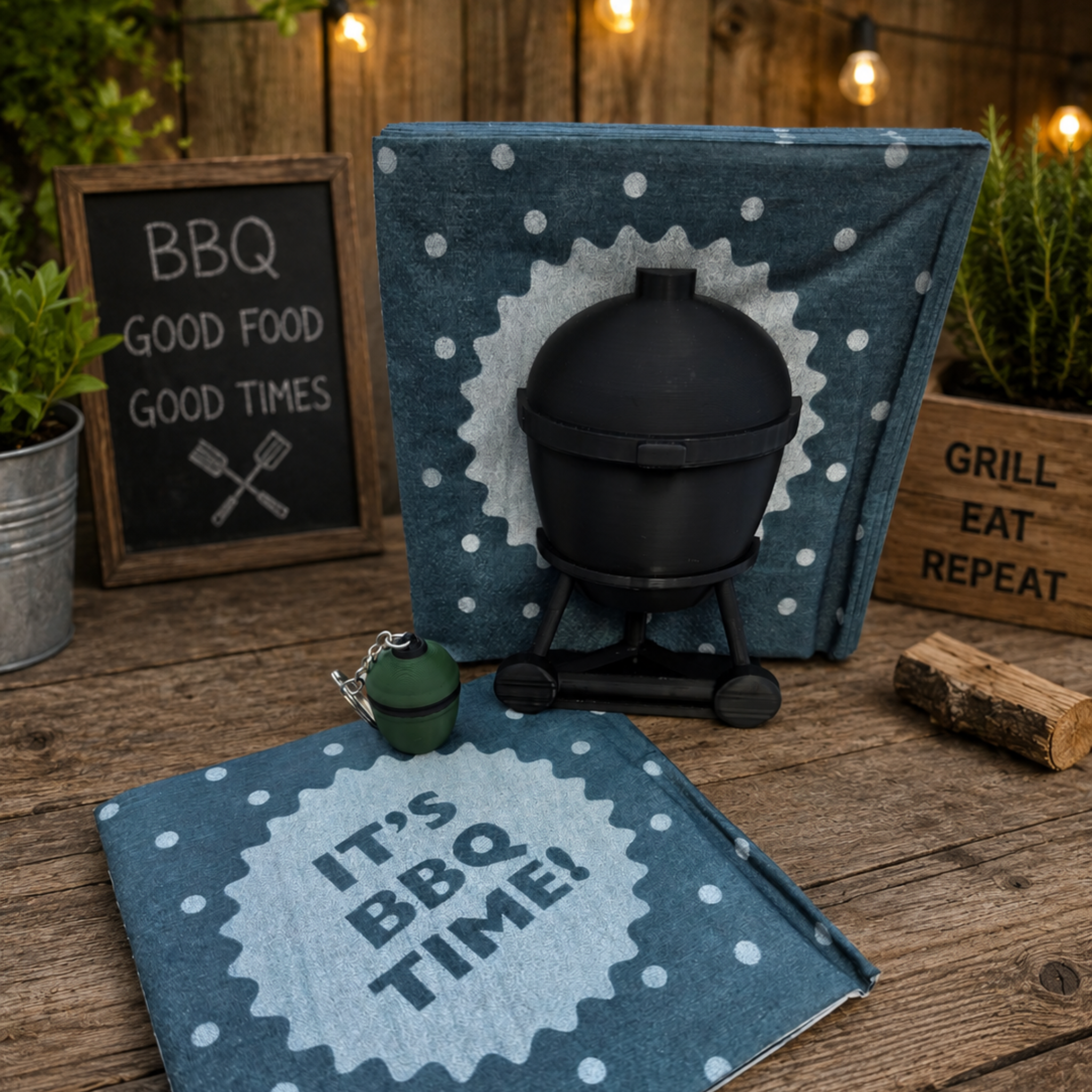 Kamado BBQ Servethouder